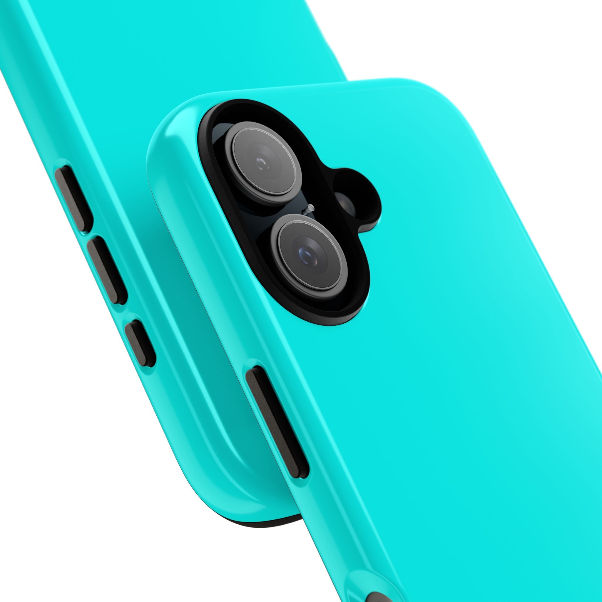 Turquoise Tough Phone Case — Durable Slim Protection for iPhone