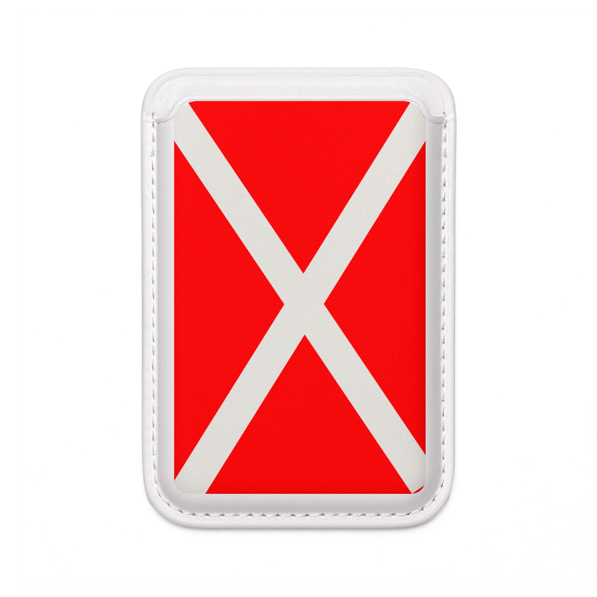 MagSafe Vegan Wallet — Red Flag X Card Holder