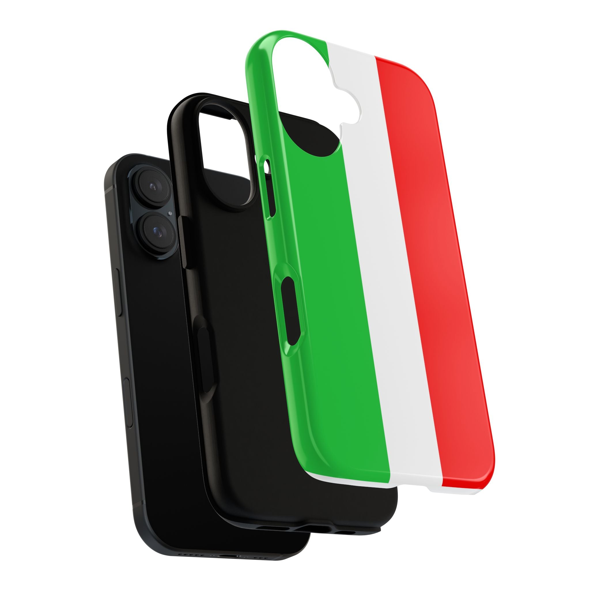 Italian Flag Tough Phone Case — Slim Protective Italy Tricolor Cover