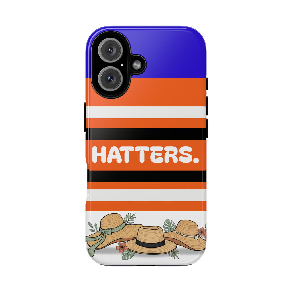 Phone Case - "Hatters" Striped Floral Summer Protective Case