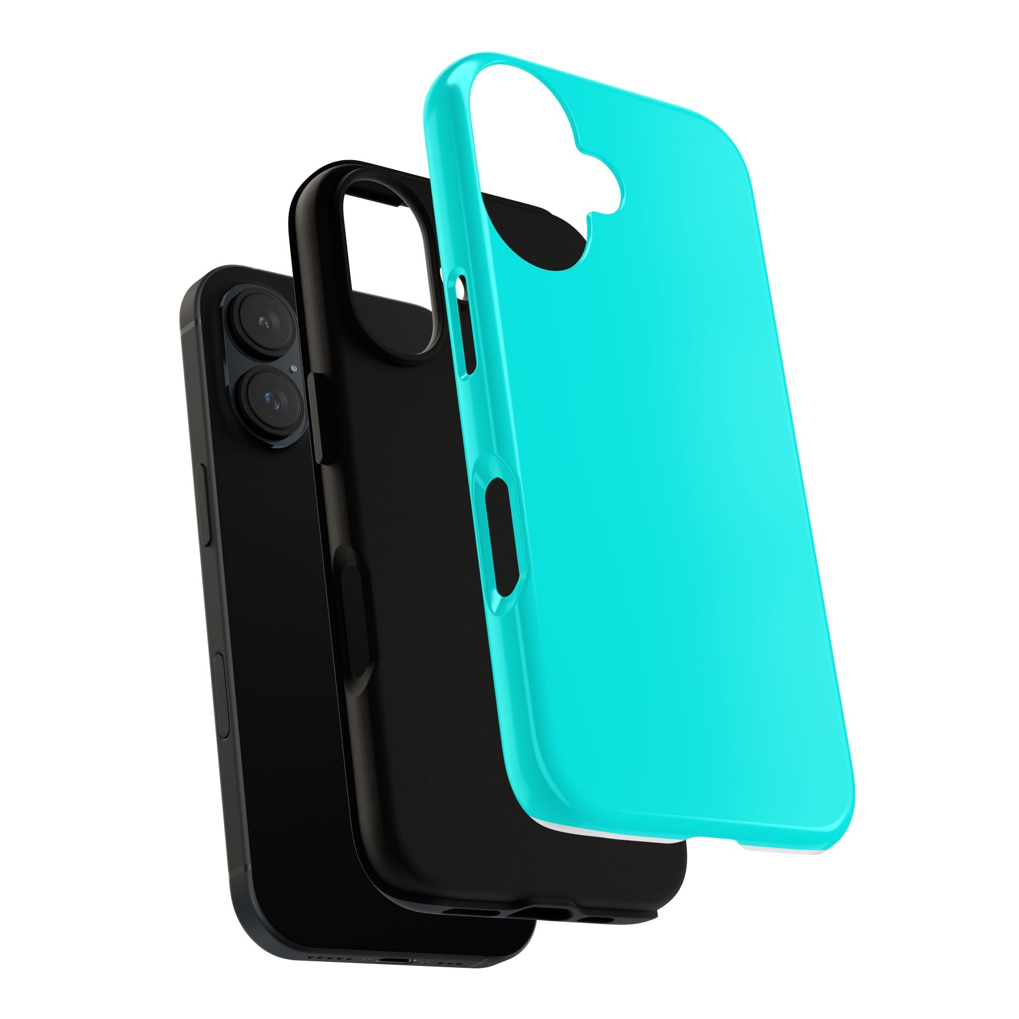 Turquoise Tough Phone Case — Durable Slim Protection for iPhone