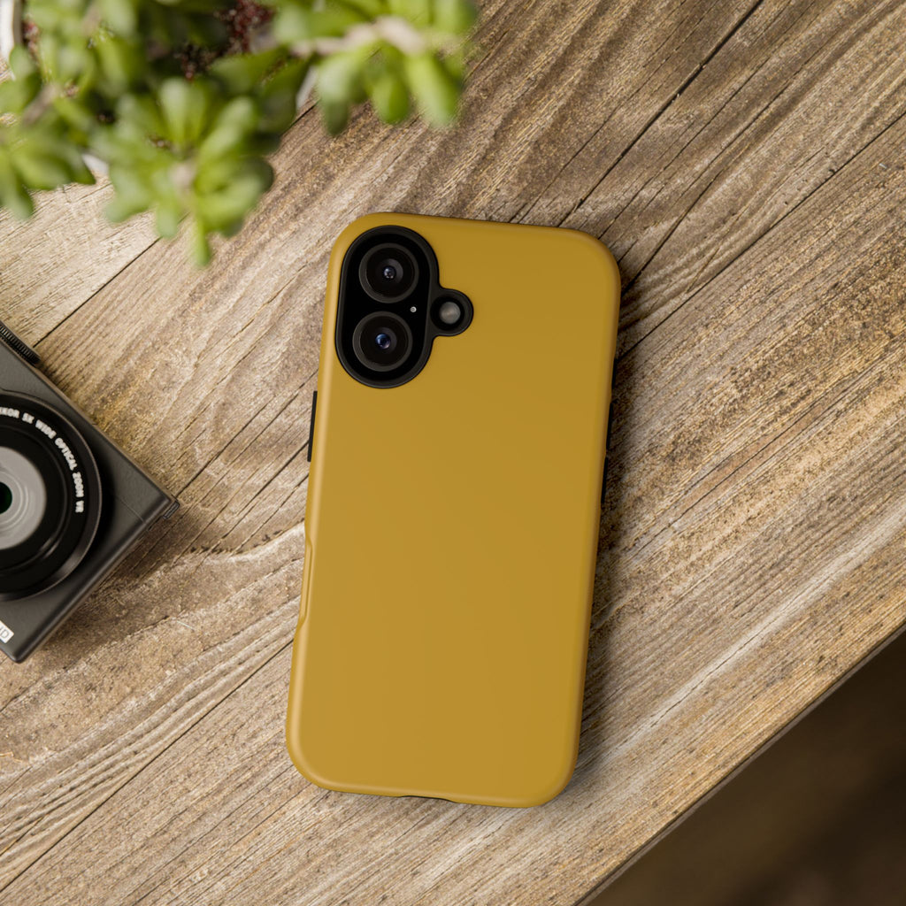 Mustard Tough Phone Case — Slim Protective iPhone Cover