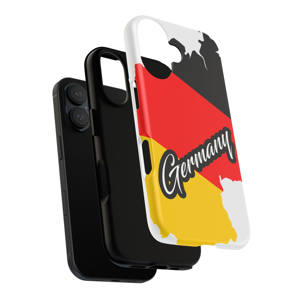 Germany Flag Phone Case — "Germany" Script Protective Tough Case