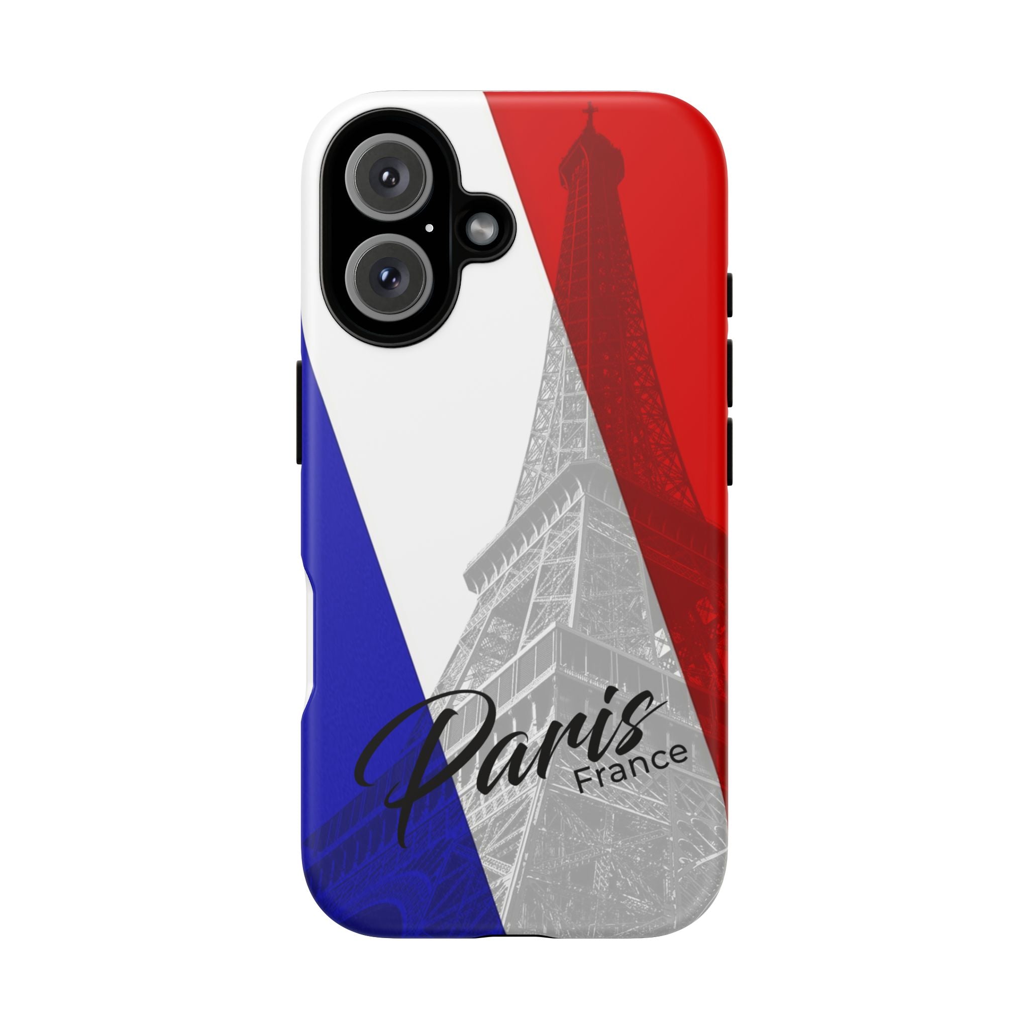 Paris France Eiffel Tower Phone Case — French Flag Travel Protective Cover