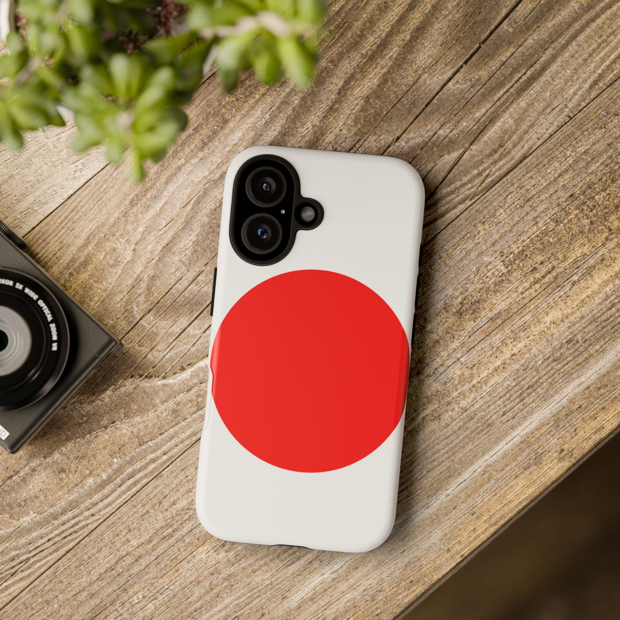 Phone Case — Minimal Red Dot Tough Case (Japanese Flag Inspired)