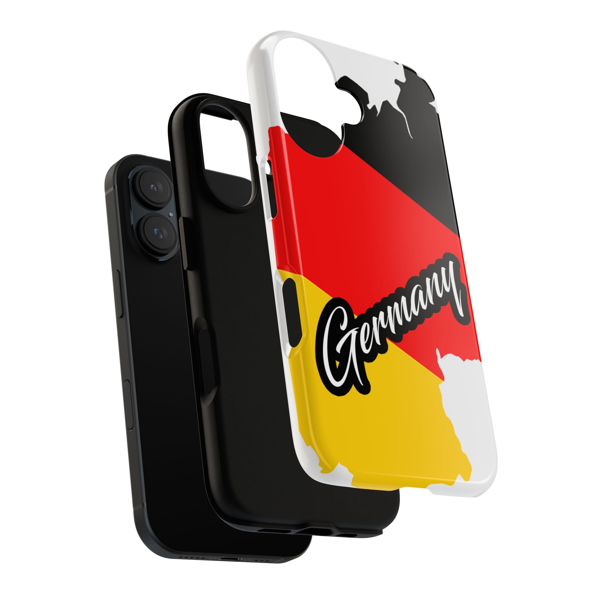 Germany Flag Phone Case — "Germany" Script Protective Tough Case