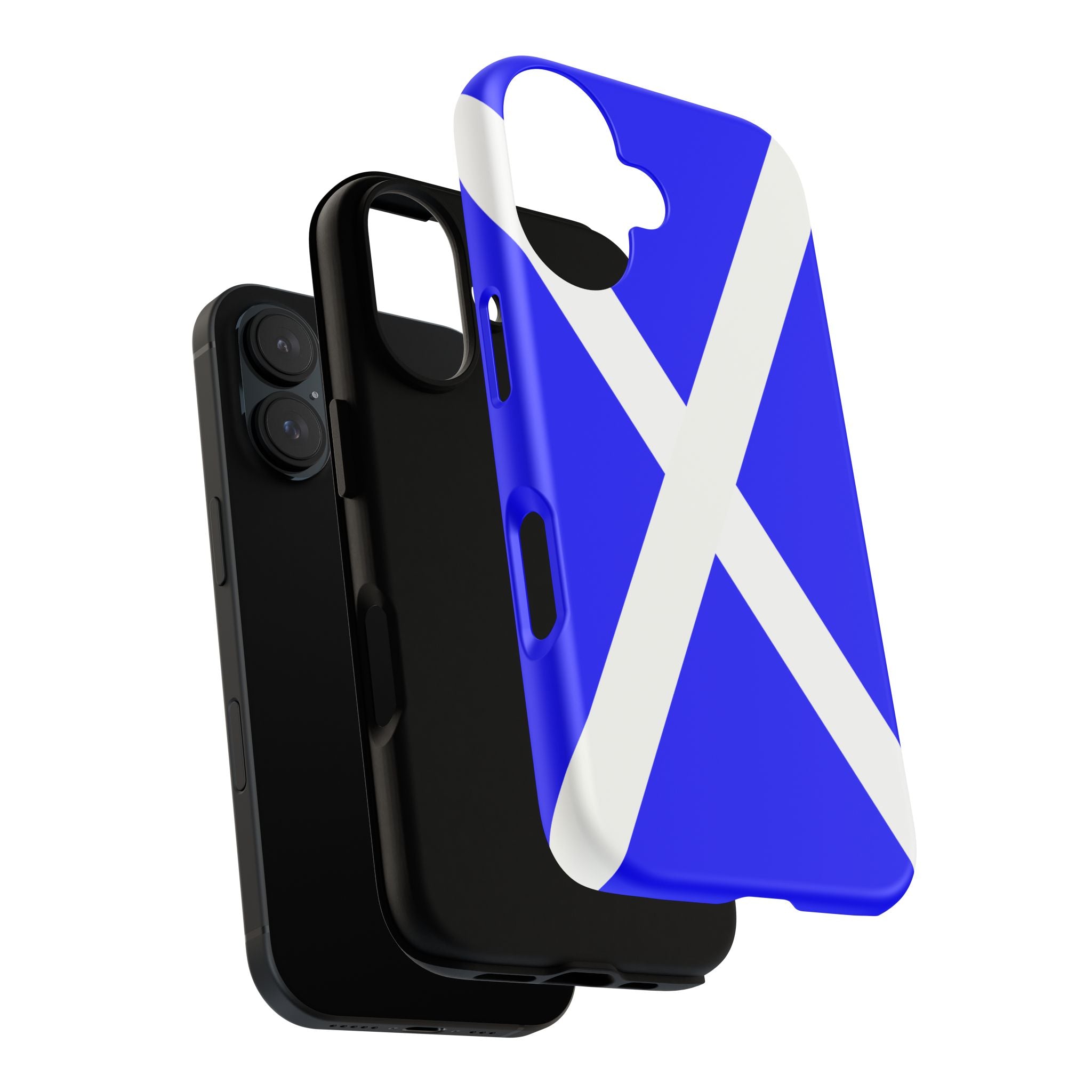 Scottish Saltire Tough Phone Case – Blue & White St. Andrew Flag iPhone Case