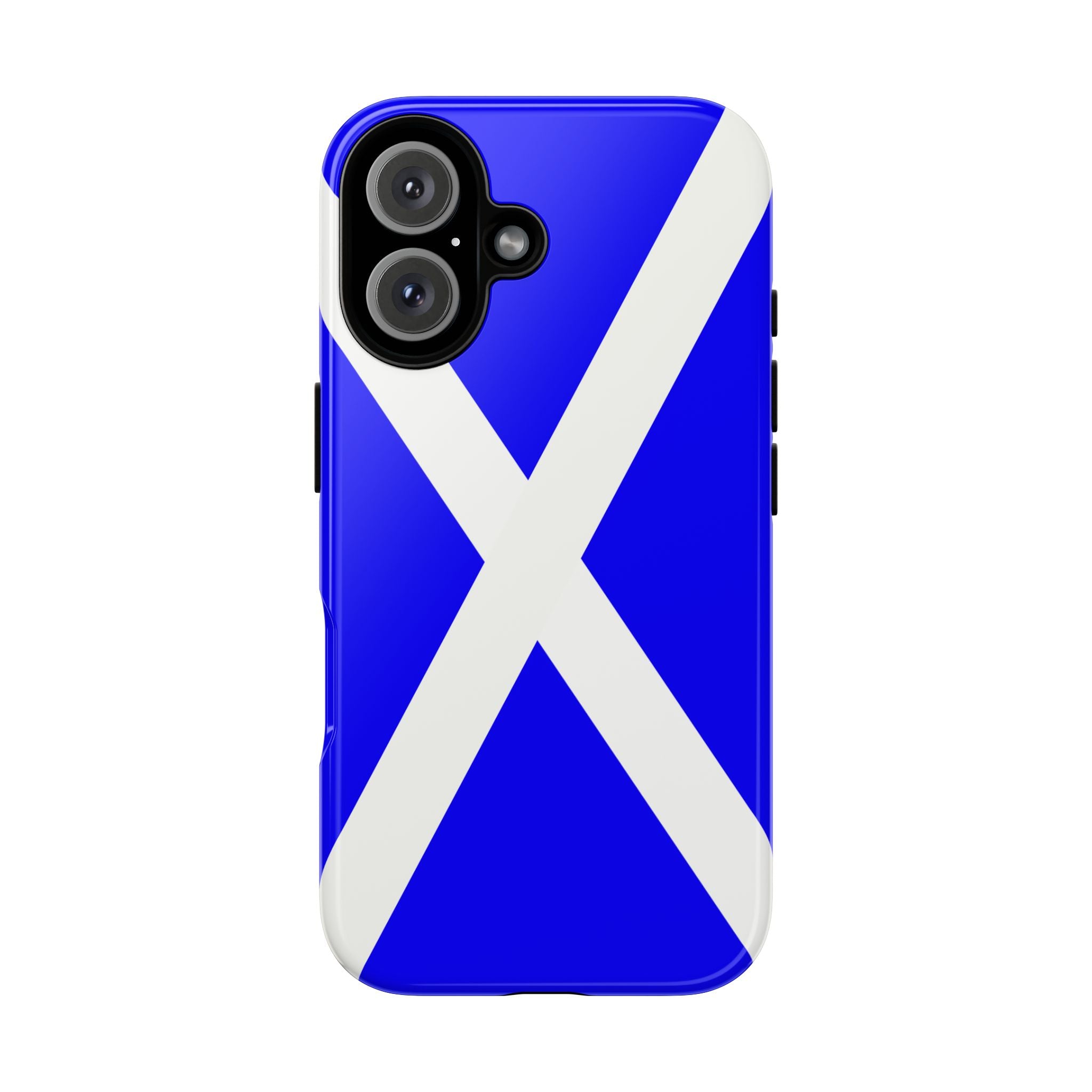 Scottish Saltire Tough Phone Case – Blue & White St. Andrew Flag iPhone Case
