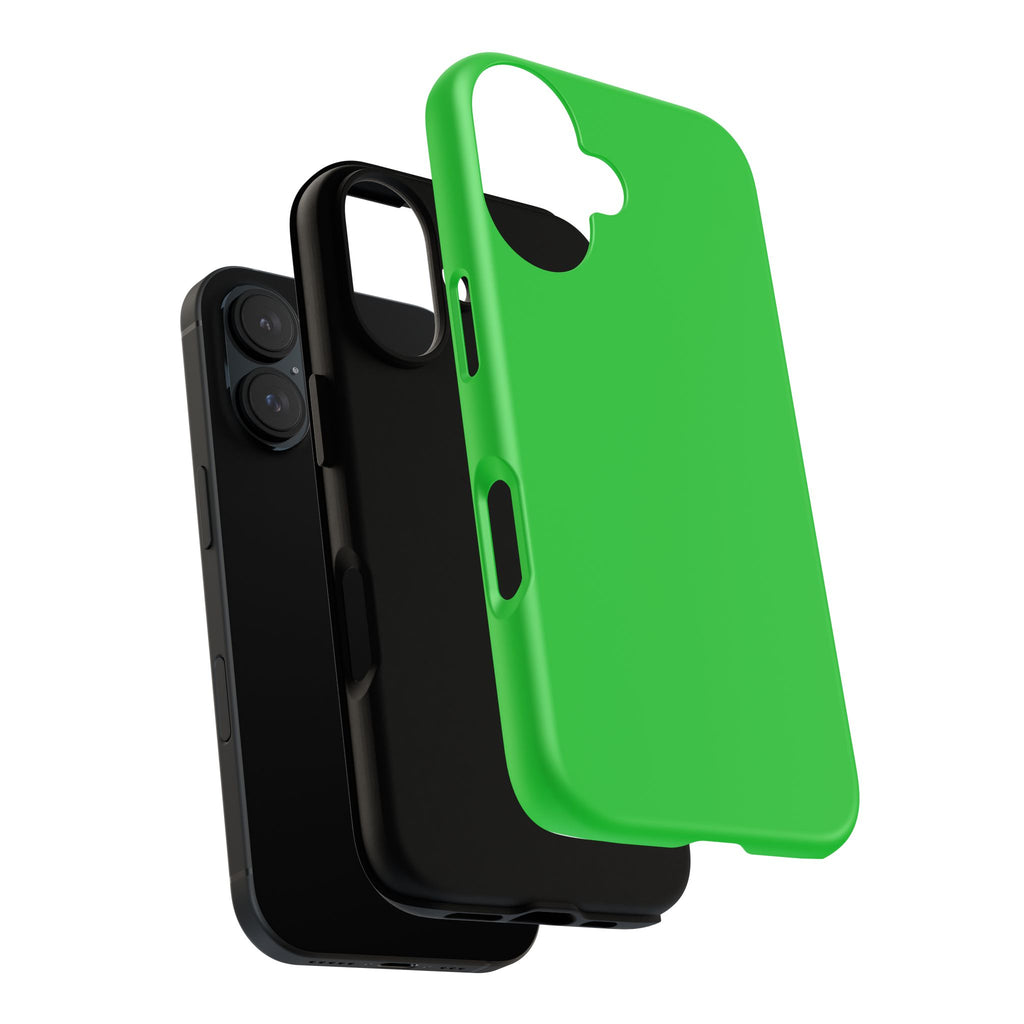 Green Tough Phone Case — Slim Protective iPhone Cover