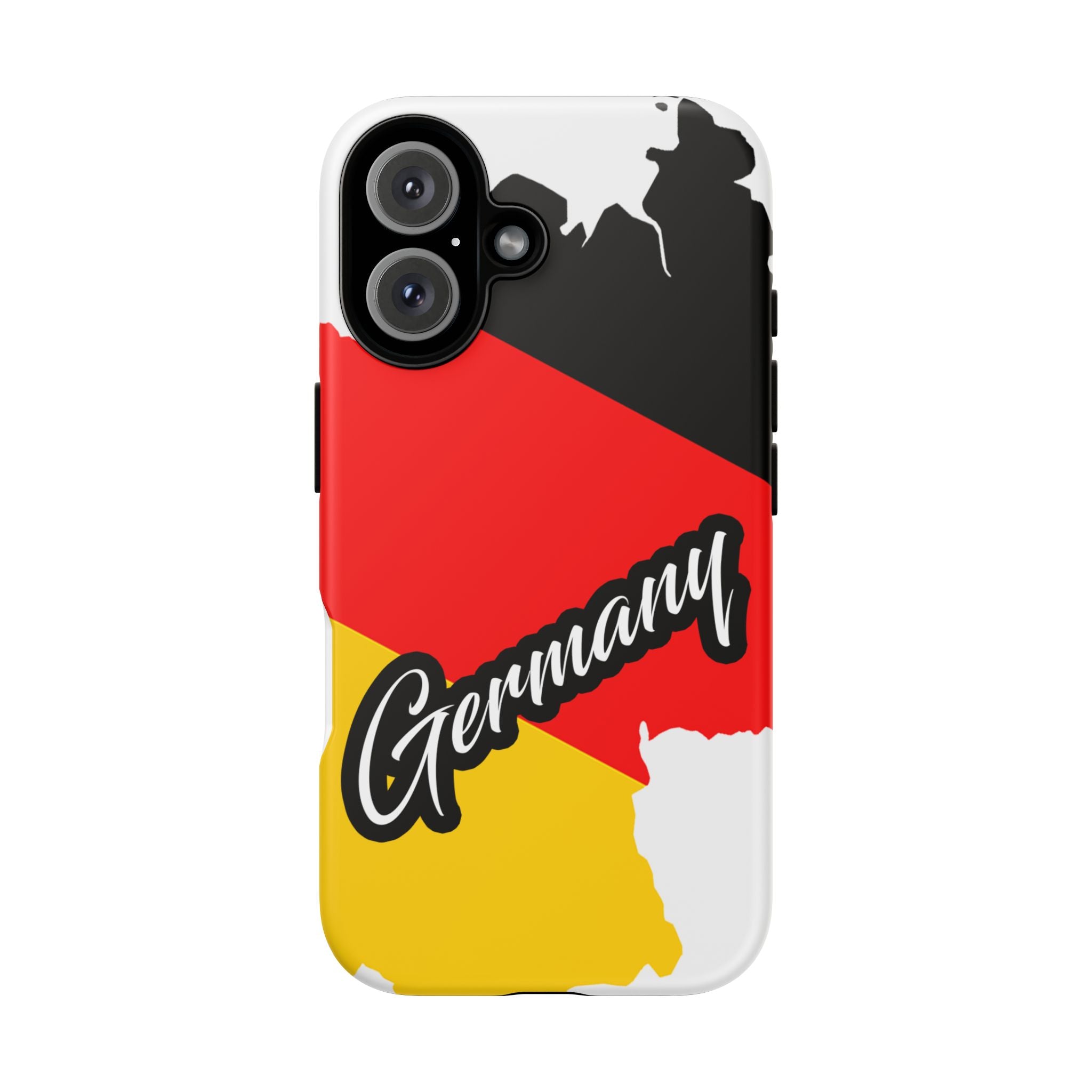 Germany Flag Phone Case — "Germany" Script Protective Tough Case
