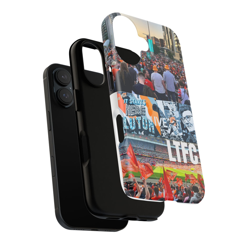 Phone Case — Soccer Fan Collage (LTFC Stadium, Crowd, 'It Starts Here')