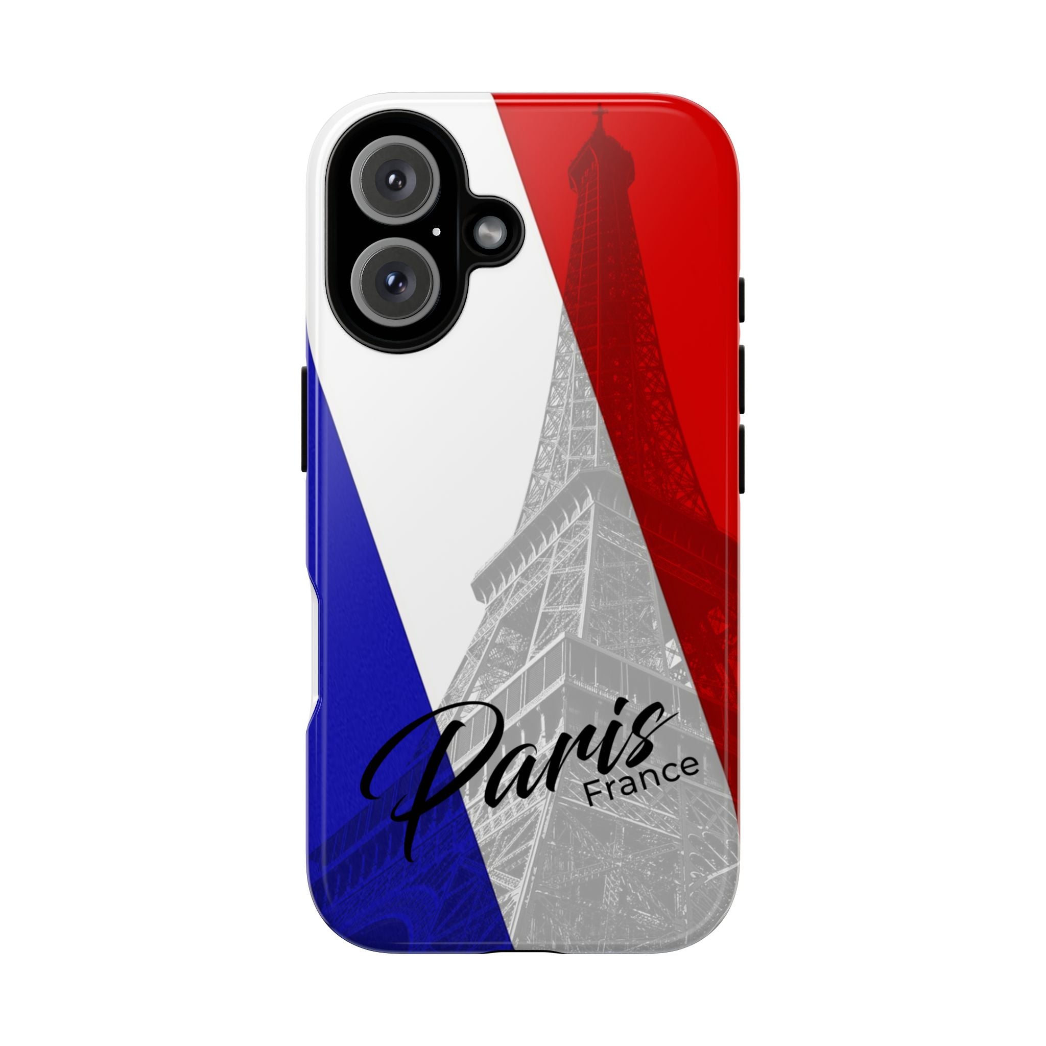 Paris France Eiffel Tower Phone Case — French Flag Travel Protective Cover
