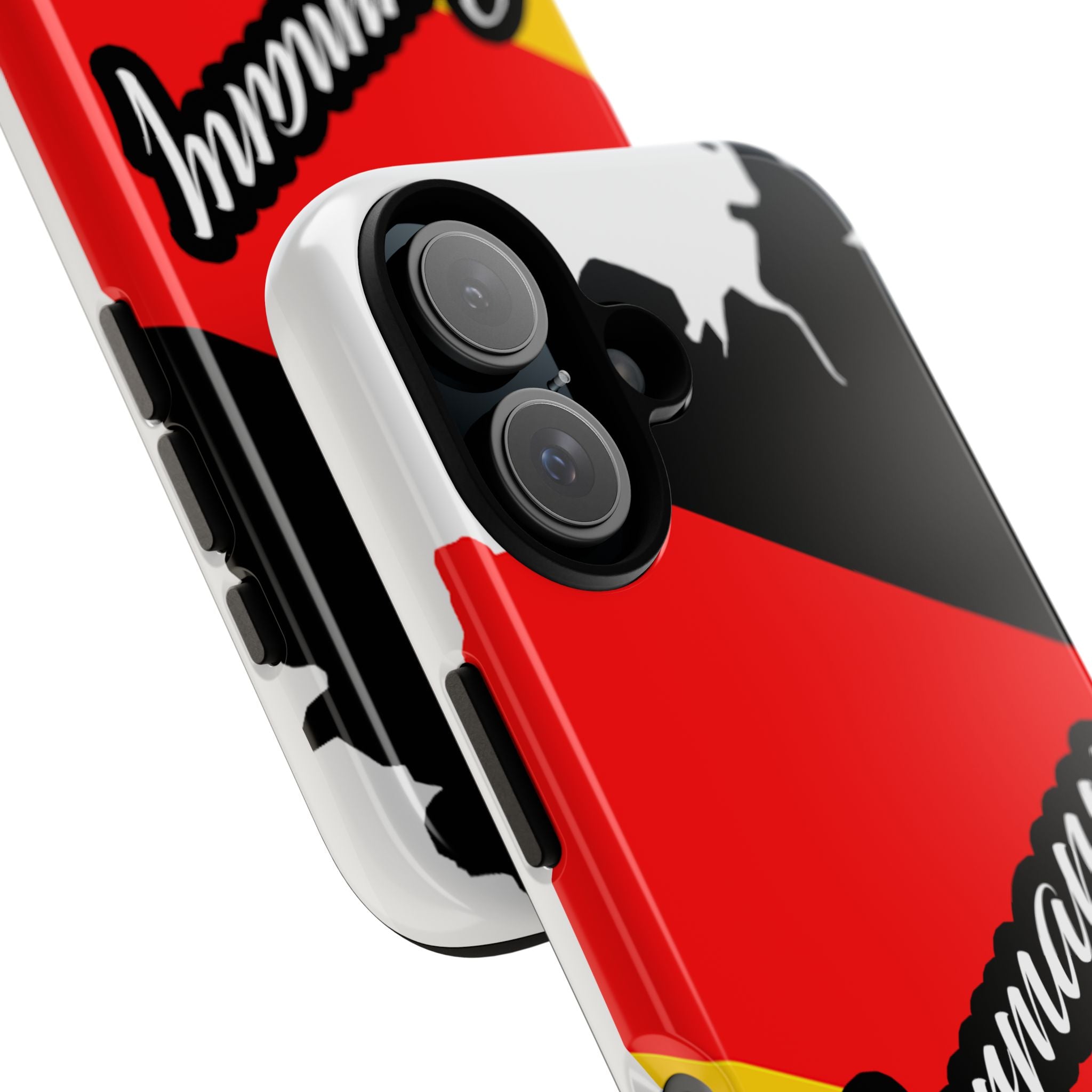 Germany Flag Phone Case — "Germany" Script Protective Tough Case