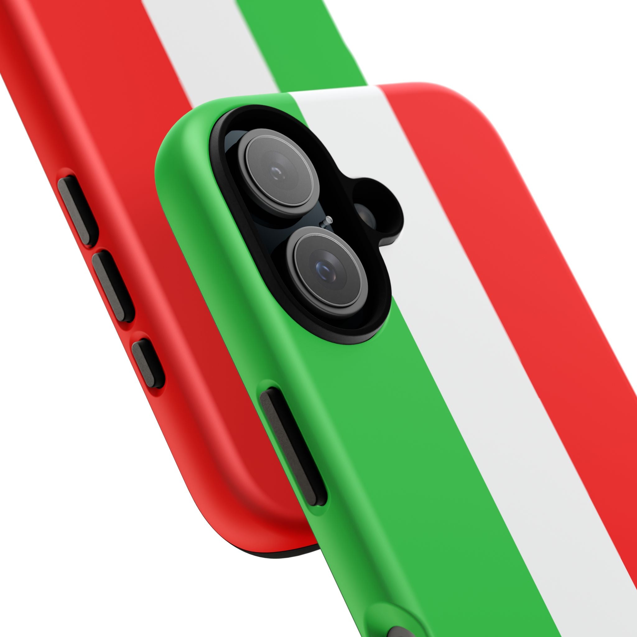 Italian Flag Tough Phone Case — Slim Protective Italy Tricolor Cover