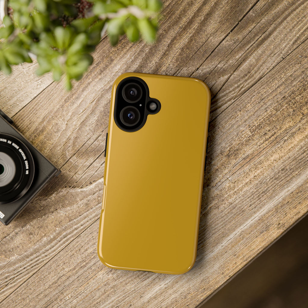 Mustard Tough Phone Case — Slim Protective iPhone Cover