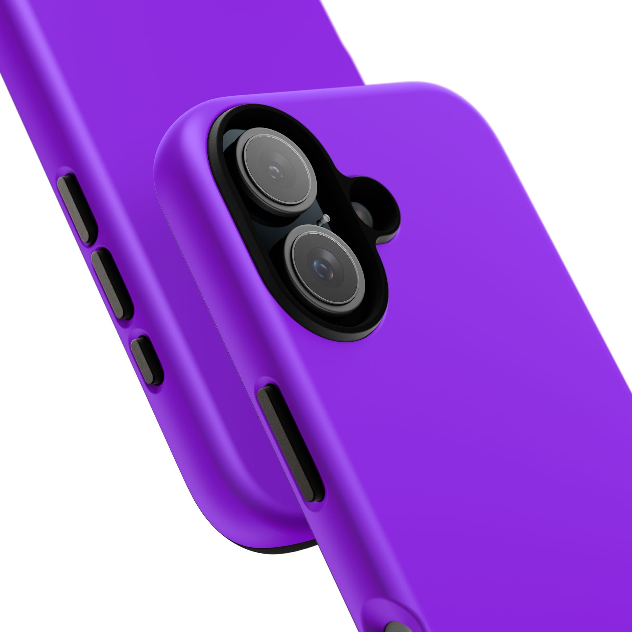 Purple Tough Phone Case — Durable Shockproof iPhone Cover