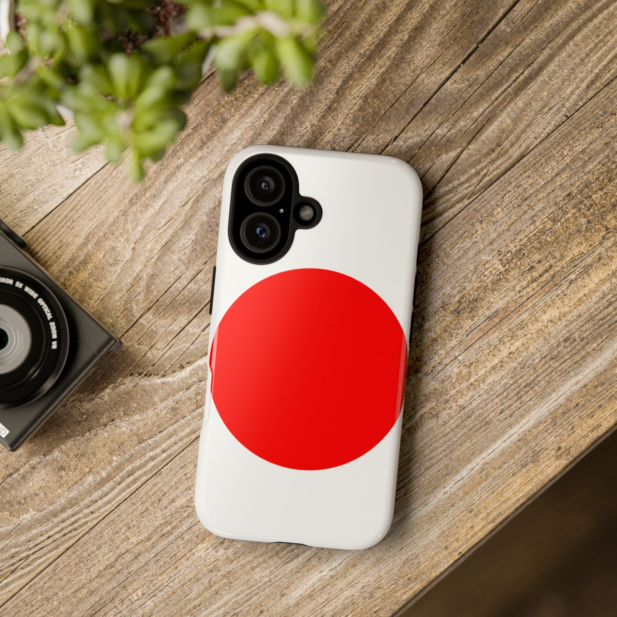 Phone Case — Minimal Red Dot Tough Case (Japanese Flag Inspired)